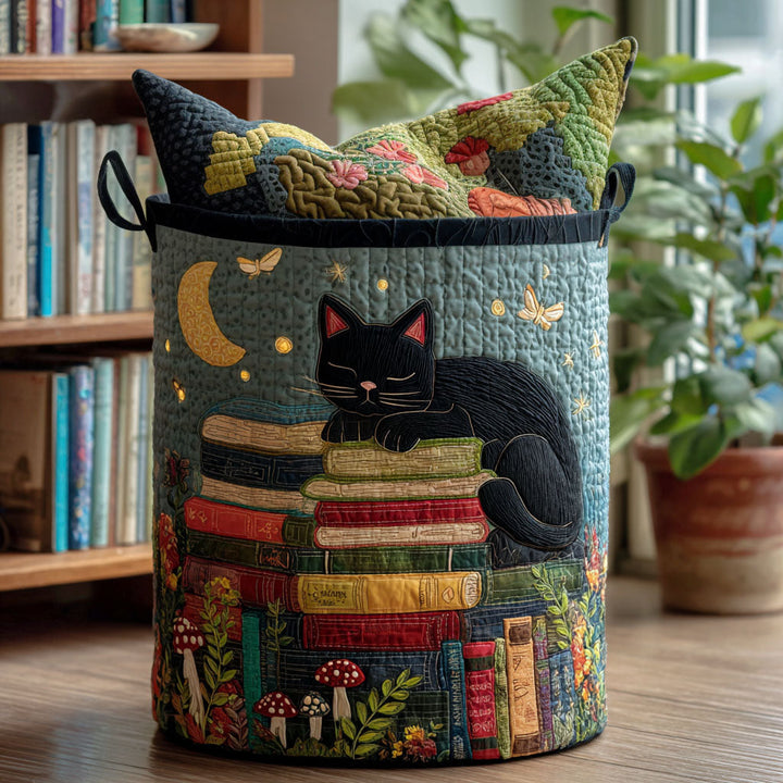 Starry Book Land Quilted Laundry Basket 1