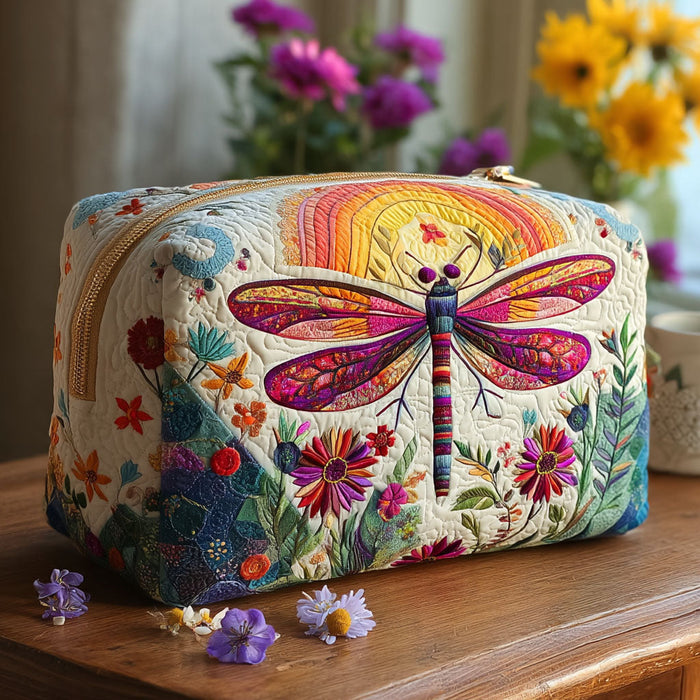 Soft Flight Quilted Makeup Bag 1