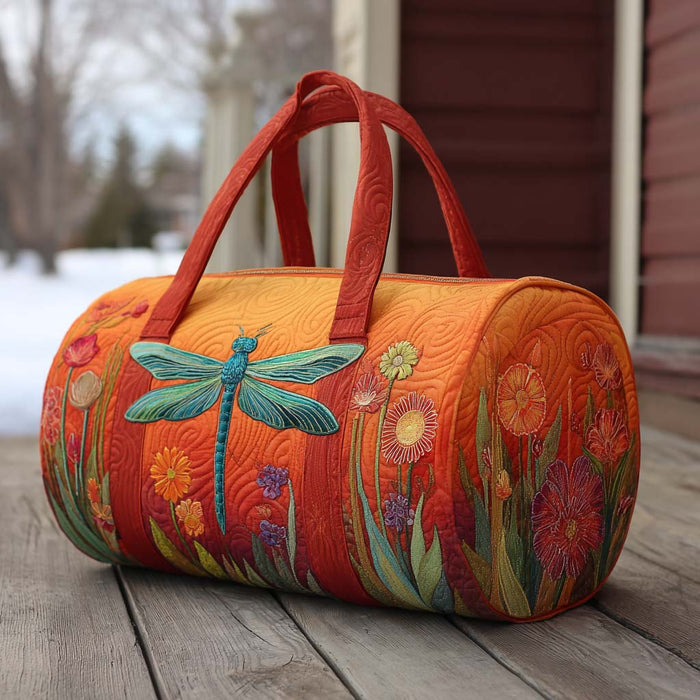 Summer Flutter Quilted Duffle Bag 1