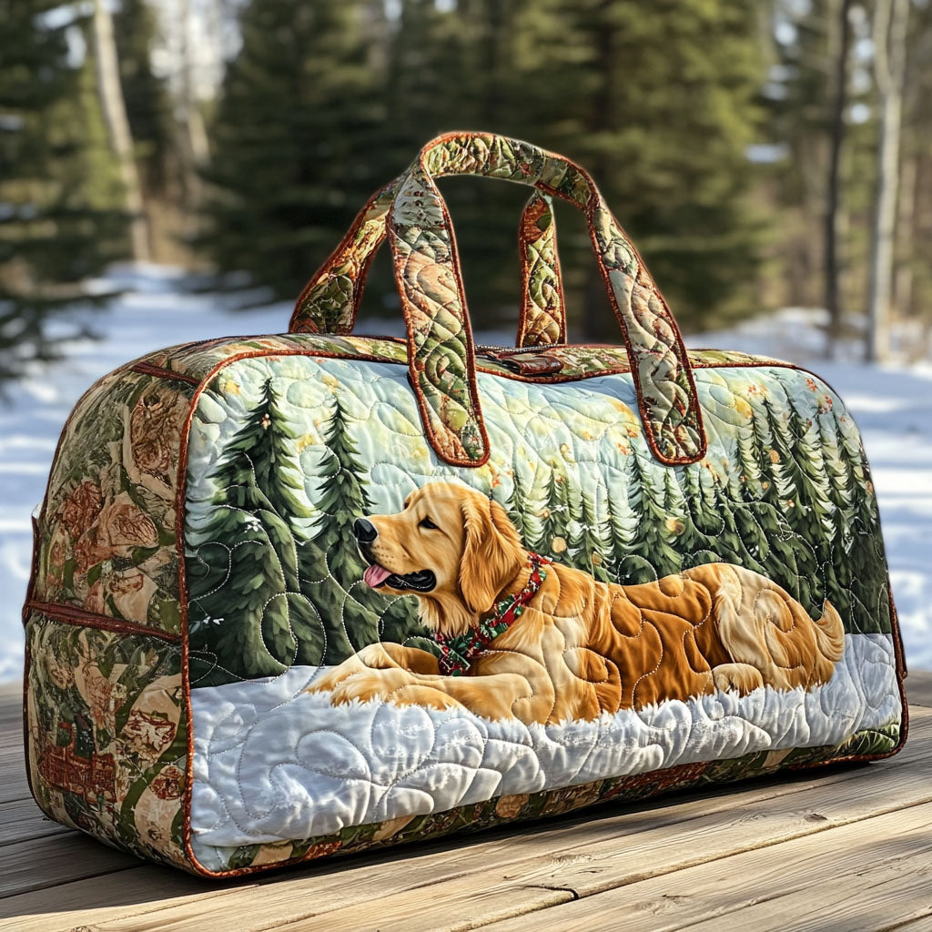 Sunlit Paws Quilted Duffle Bag 1