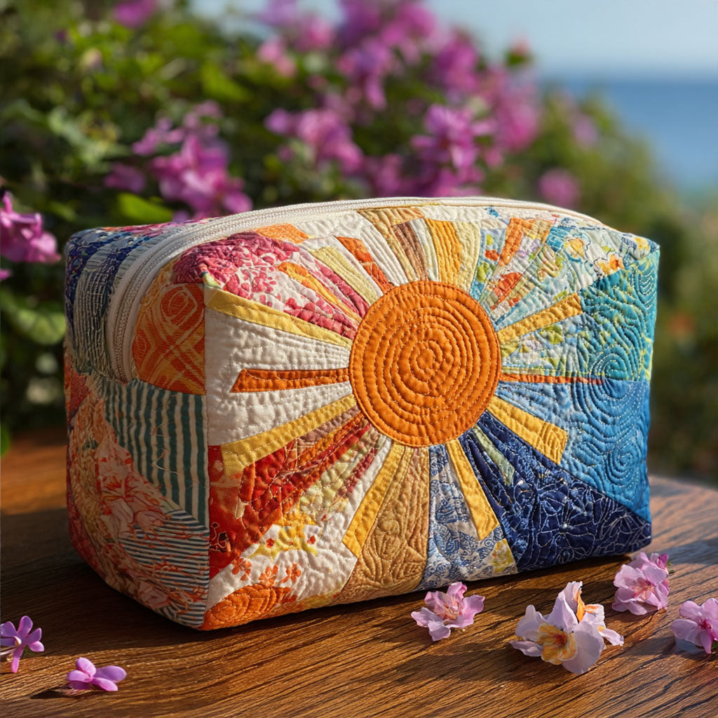 Sunny Beam Quilted Makeup Bag 1