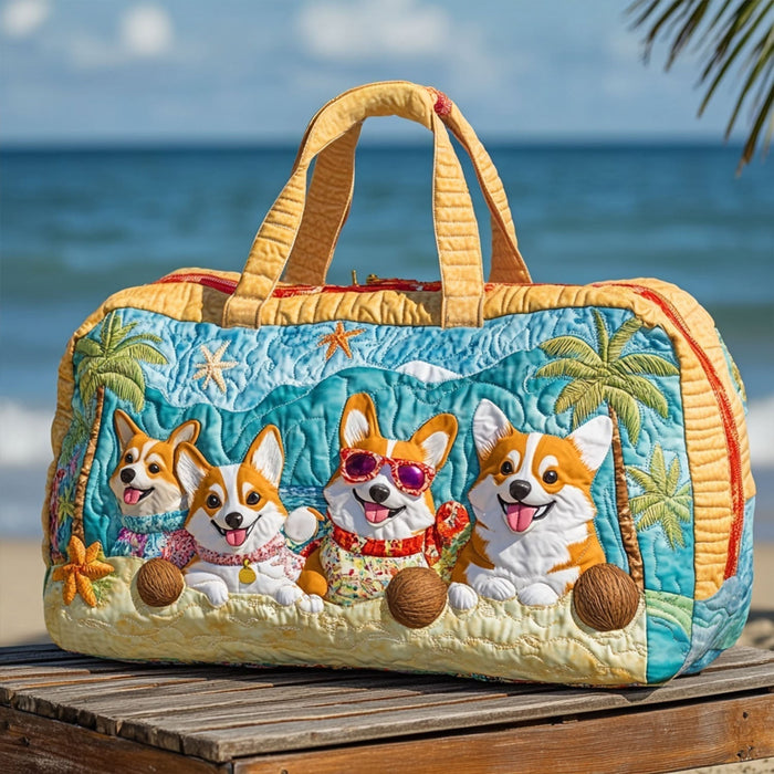 Tail-Wag Magic Quilted Duffle Bag 1
