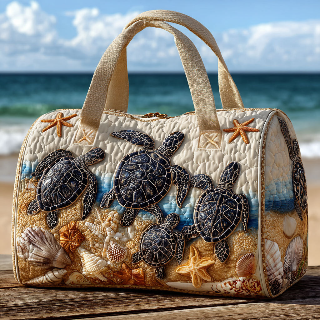 Tiny Steps Quilted Duffle Bag 1
