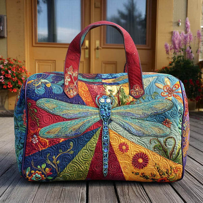 Whimsy Wings Quilted Duffle Bag 1
