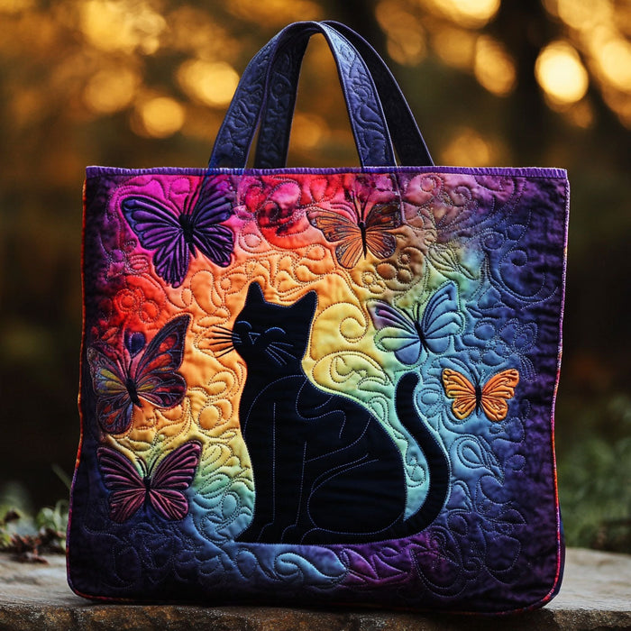 Butterdream Cat Quilted Tote Bag 1