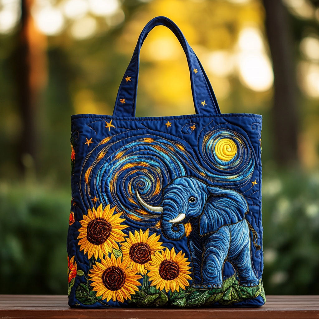 Elephant Dream Quilted Tote Bag 1
