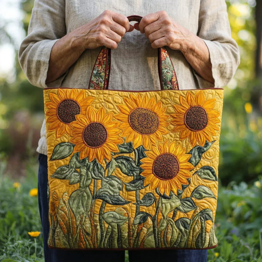 Classic Quilted Bag - Sunflowers 2