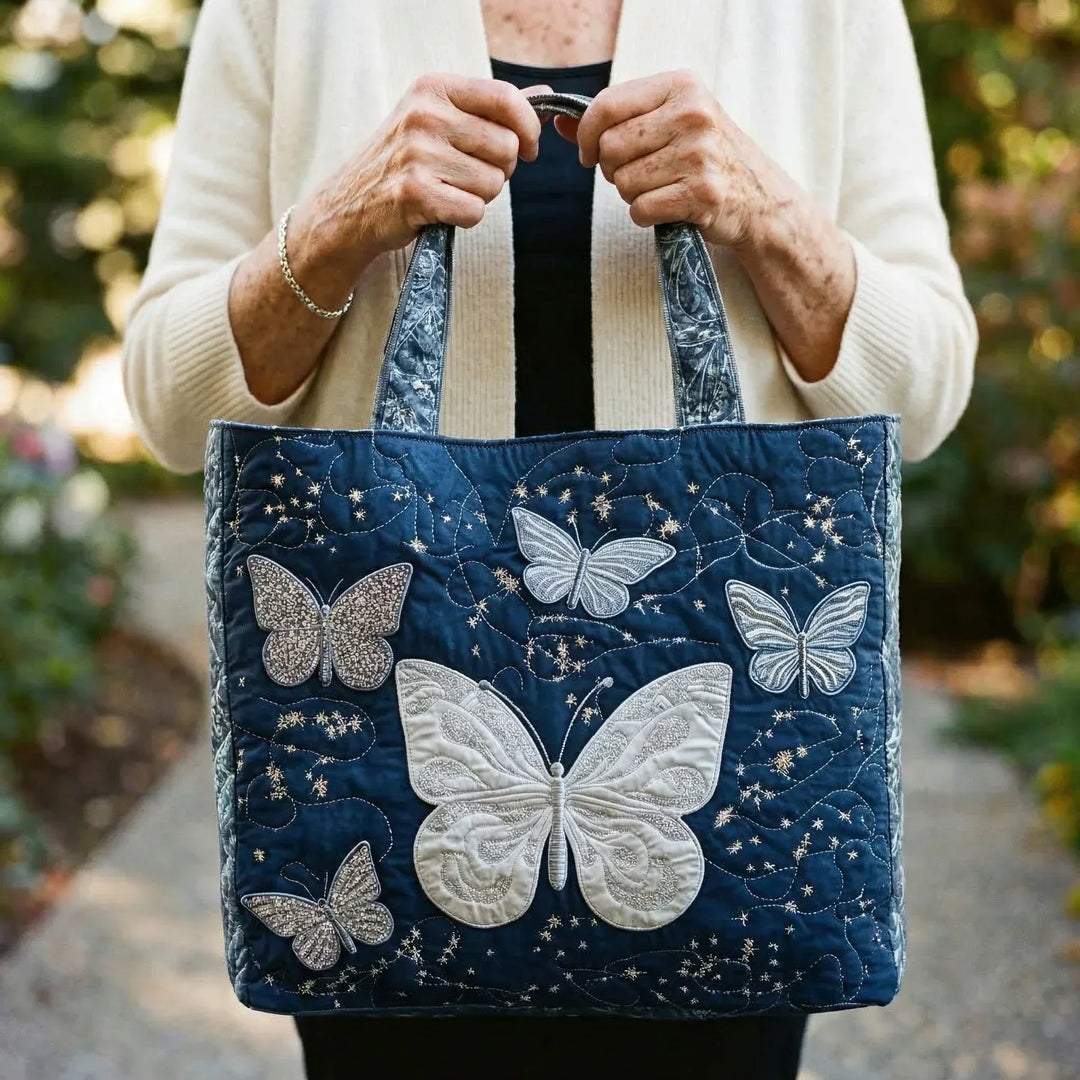Artisanal Bag - Silver Butterfly 2