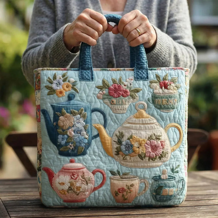 Quilted Bag - Floral Pattern 2