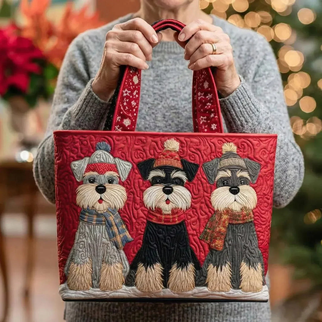 Artisanal Bag - Trio of Schnauzers 2